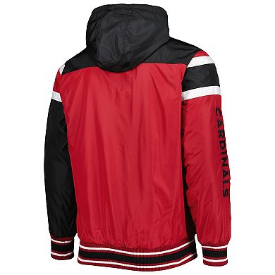 Men's G-III Sports by Carl Banks Cardinal/Gray Arizona Cardinals Extreme Full Back Reversible Hoodie Full-Zip Jacket