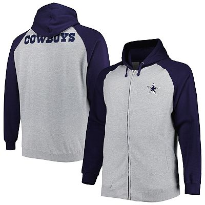 Men's dallas cowboys full zip hoodie hotsell