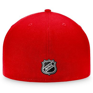 Men's Fanatics Branded Red Ottawa Senators Core Primary Logo Fitted Hat