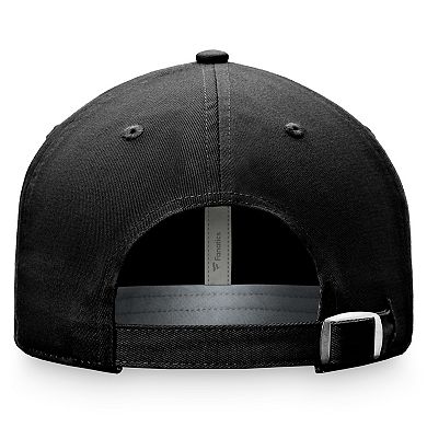 Men's Fanatics Branded Black Chicago Blackhawks True Classic Retro Adjustable Hat