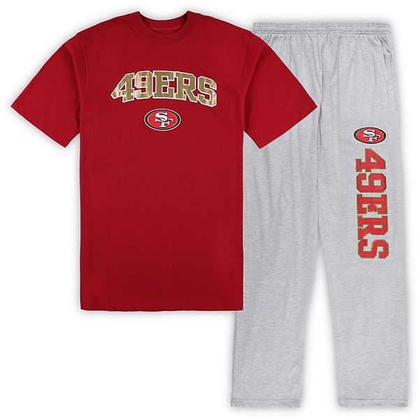 San Francisco 49ers Concepts Sport Big & Tall T-Shirt and Shorts