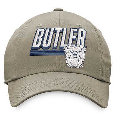 Men's Top of the World Khaki Butler Bulldogs Slice Adjustable Hat