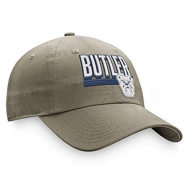 Men's Top of the World Khaki Butler Bulldogs Slice Adjustable Hat