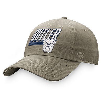 Men's Top of the World Khaki Butler Bulldogs Slice Adjustable Hat