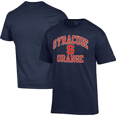 Men s Champion Navy Syracuse Orange High Motor T Shirt