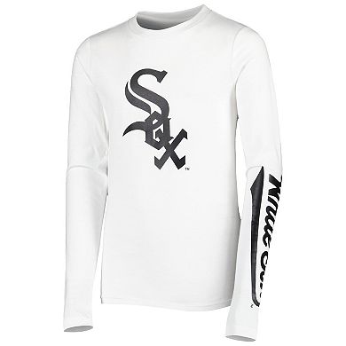 Youth Stitches Black/White Chicago White Sox Combo T-Shirt Set