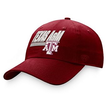 Men's Top of the World Maroon Texas A&M Aggies Slice Adjustable Hat