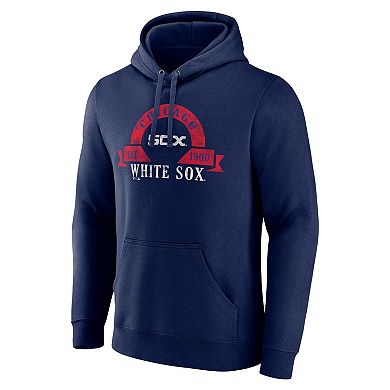 Men's Fanatics Branded Navy Chicago White Sox Big & Tall Utility Pullover Hoodie