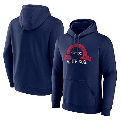 Men's Fanatics Branded Navy Chicago White Sox Big & Tall Utility Pullover Hoodie