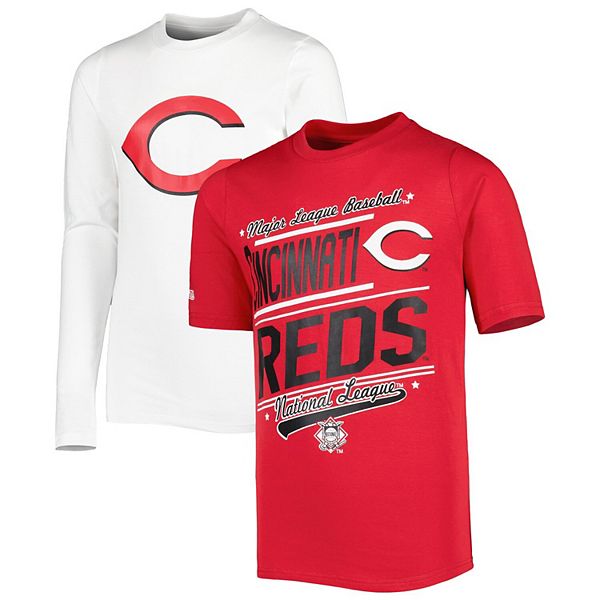 Youth Stitches Red/White Washington Nationals Team T-Shirt Combo Set Size: Large
