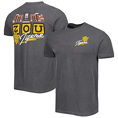 Men's Champion Gray Missouri Tigers Baseball Stack T-Shirt