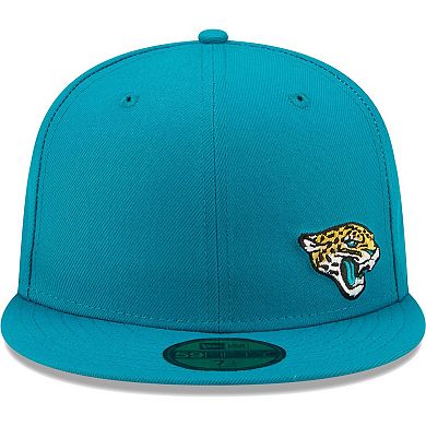 Men's New Era Teal Jacksonville Jaguars  Flawless 59FIFTY Fitted Hat