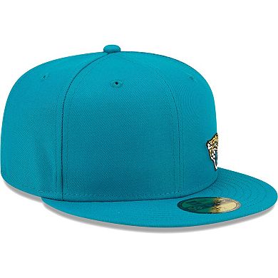 Men's New Era Teal Jacksonville Jaguars  Flawless 59FIFTY Fitted Hat