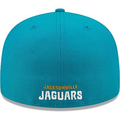 Men's New Era Teal Jacksonville Jaguars  Flawless 59FIFTY Fitted Hat