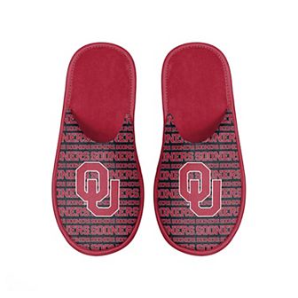 Men's FOCO Oklahoma Sooners Scuff Logo Slide Slippers