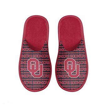 Men's FOCO Oklahoma Sooners Scuff Logo Slide Slippers