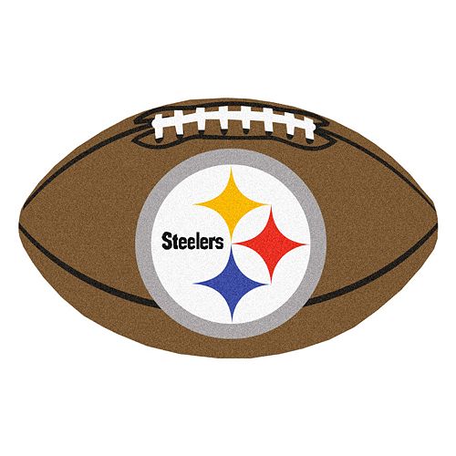 FANMATS Pittsburgh Steelers Football Rug