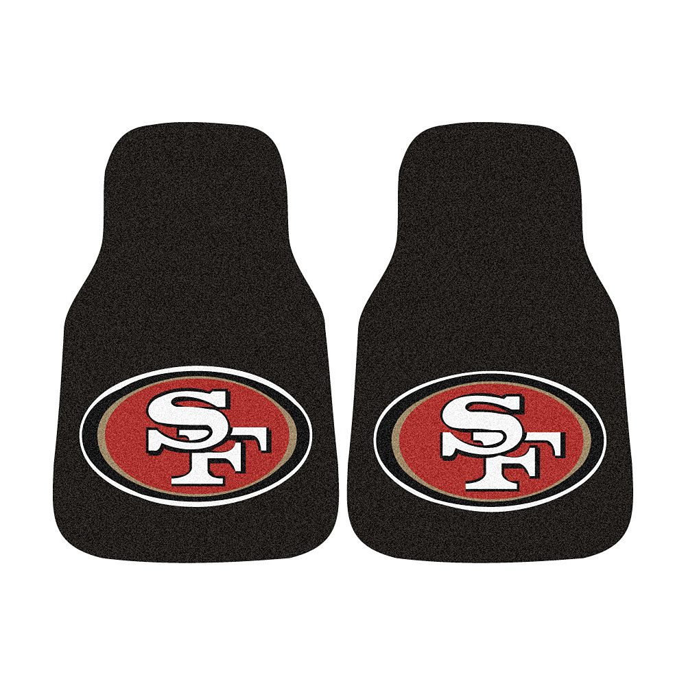 Fanmats 2 Pk San Francisco 49ers Car Floor Mats