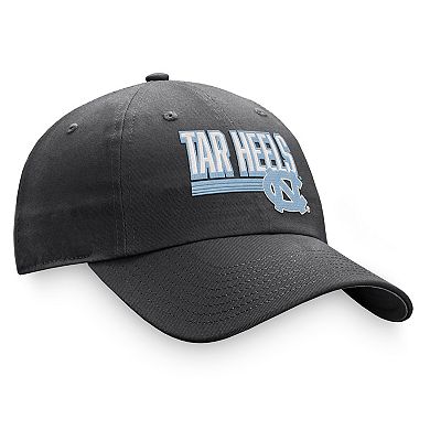 Men's Top of the World Charcoal North Carolina Tar Heels Slice Adjustable Hat