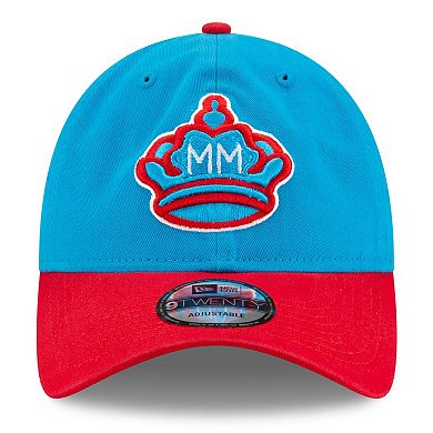 Men's New Era Blue/Red Miami Marlins 2021 City Connect 9TWENTY Adjustable Hat