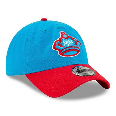 Men's New Era Blue/Red Miami Marlins 2021 City Connect 9TWENTY Adjustable Hat