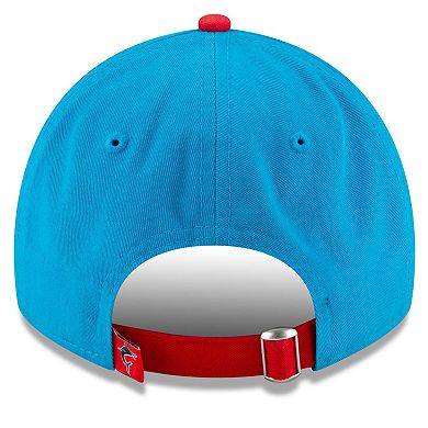 Men's New Era Blue/Red Miami Marlins 2021 City Connect 9TWENTY Adjustable Hat