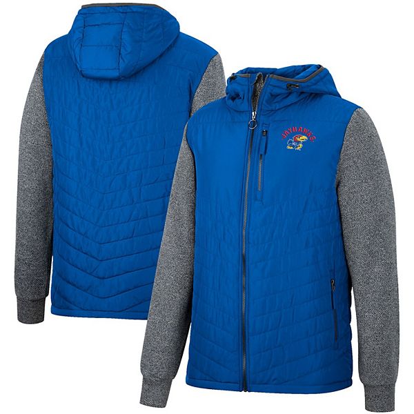 Colosseum Men's Kansas Jayhawks Royal Hoodie