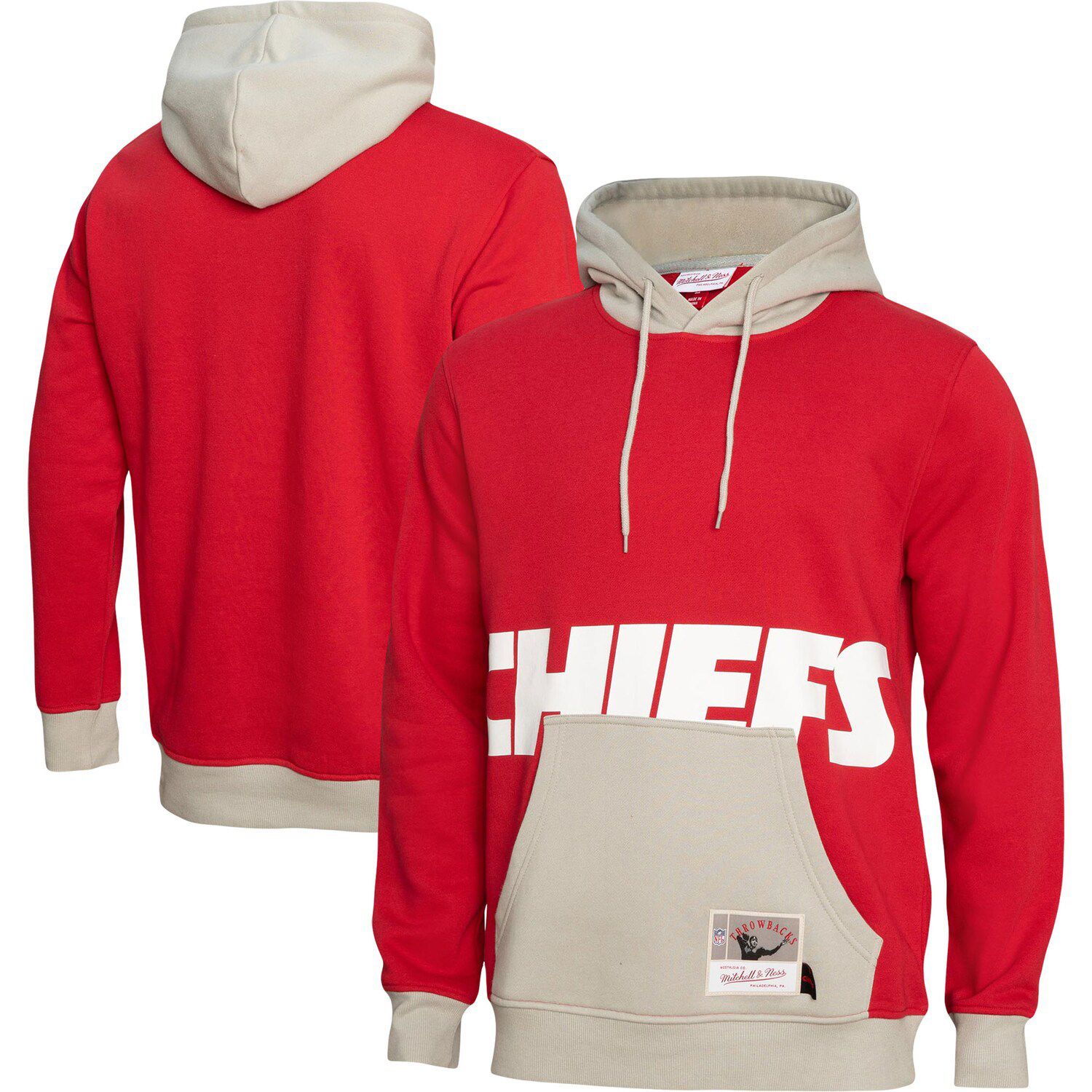 Women's Kansas City Chiefs Fanatics Branded Red Doubleface Slub Pullover  Hoodie