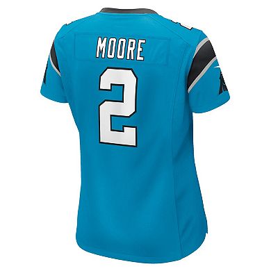 Women's Nike D.J. Moore Blue Carolina Panthers Game Jersey