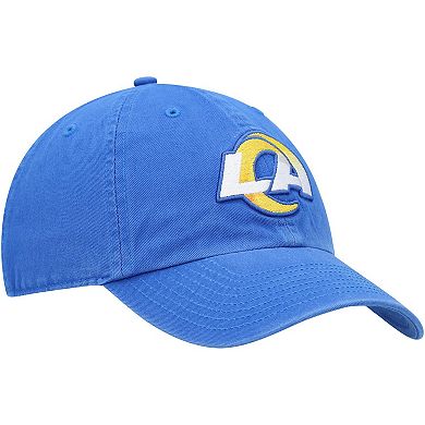Men's '47 Royal Los Angeles Rams Clean Up Primary LA Adjustable Hat