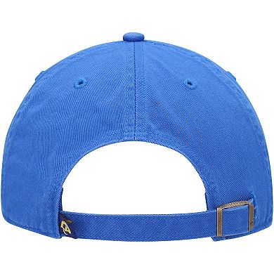 Men's '47 Royal Los Angeles Rams Clean Up Primary LA Adjustable Hat