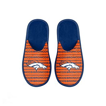 Youth FOCO Denver Broncos Scuff Wordmark Slide Slippers