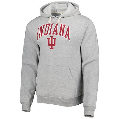 Men's League Collegiate Wear Heather Gray Indiana Hoosiers Arch ...