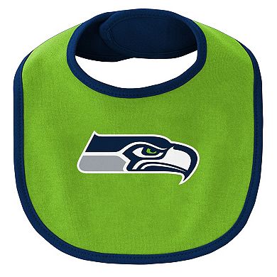 Newborn & Infant College Navy/Neon Green Seattle Seahawks Little Champ ...