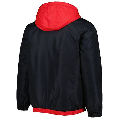 Men's Starter Red Toronto Raptors The Triple Double Full-Zip Hoodie Jacket