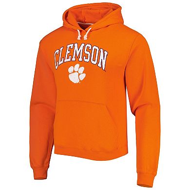 Men's League Collegiate Wear Orange Clemson Tigers Arch Essential Pullover Hoodie