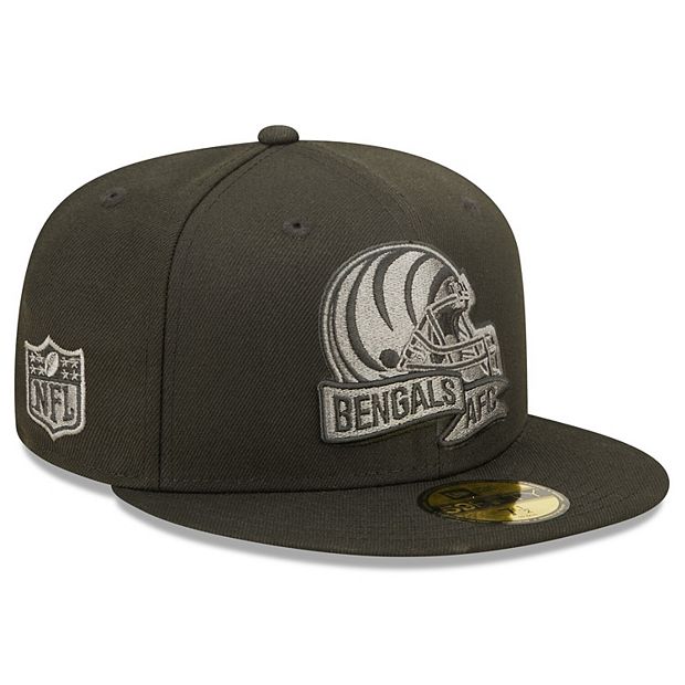 Men's New Era Black Cincinnati Bengals 2022 Sideline 59FIFTY