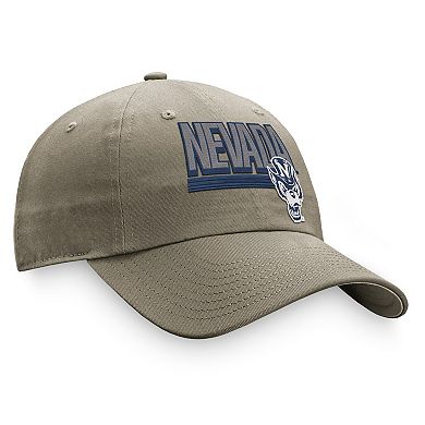 Men's Top of the World Khaki Nevada Wolf Pack Slice Adjustable Hat