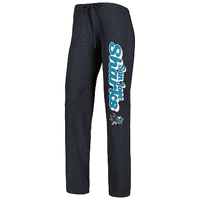 Women's Concepts Sport Teal/Black San Jose Sharks Meter Muscle Tank Top & Pants Sleep Set
