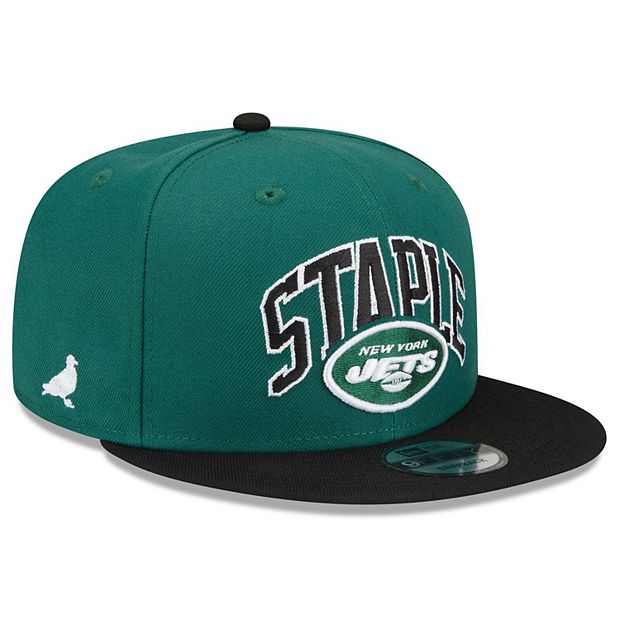 Men's New Era Green/White New York Jets Retro 9FIFTY Snapback Hat