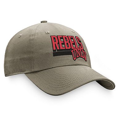 Men's Top of the World Khaki UNLV Rebels Slice Adjustable Hat