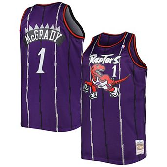Men's Mitchell & Ness Tracy McGrady Purple Toronto Raptors Big & Tall Hardwood Classics 1998-99 Swingman Jersey