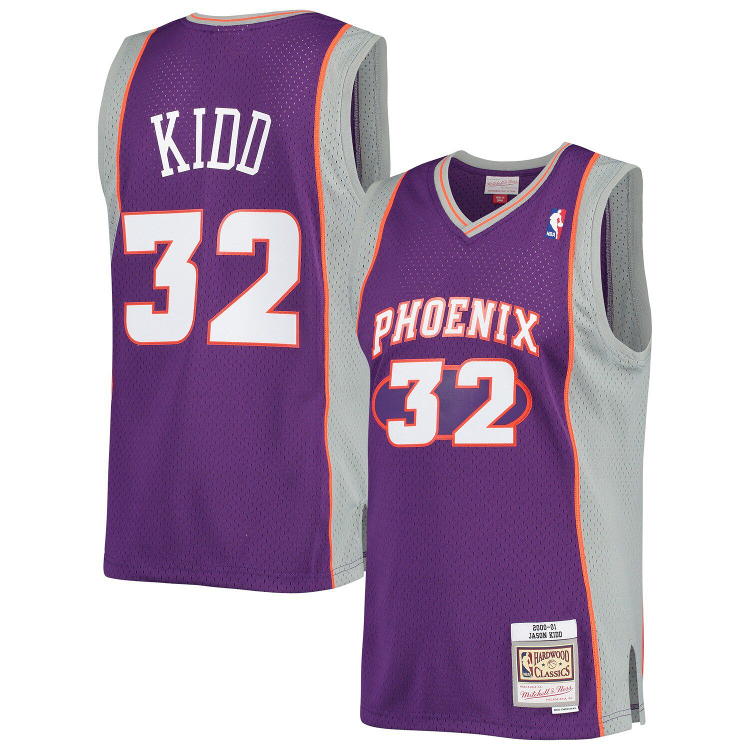 Steve Nash Phoenix Suns Mitchell & Ness 1996-97 Hardwood Classics Reload 2.0 Swingman Jersey - Orange