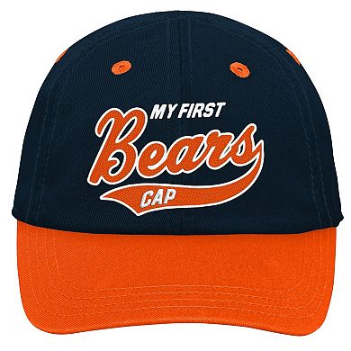 Infant Navy/Orange Chicago Bears My First Tail Sweep Slouch Flex Hat