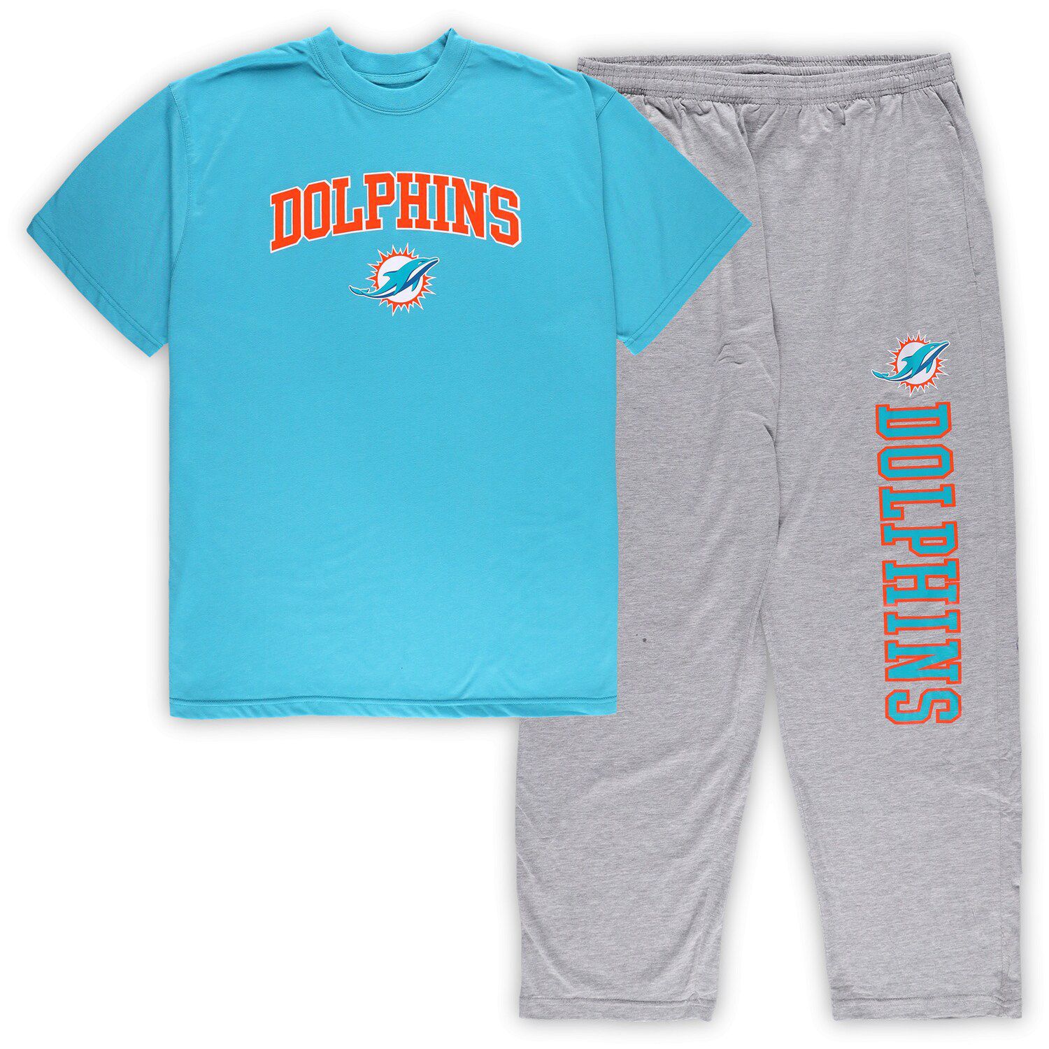 Lids Miami Dolphins FOCO Team Ugly Pajama Set - Aqua