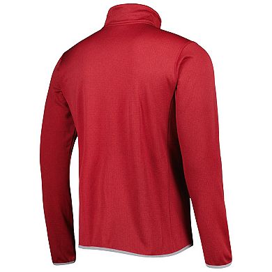 Men's Columbia Crimson Washington State Cougars Park View Omni-Wick Half-Zip Top