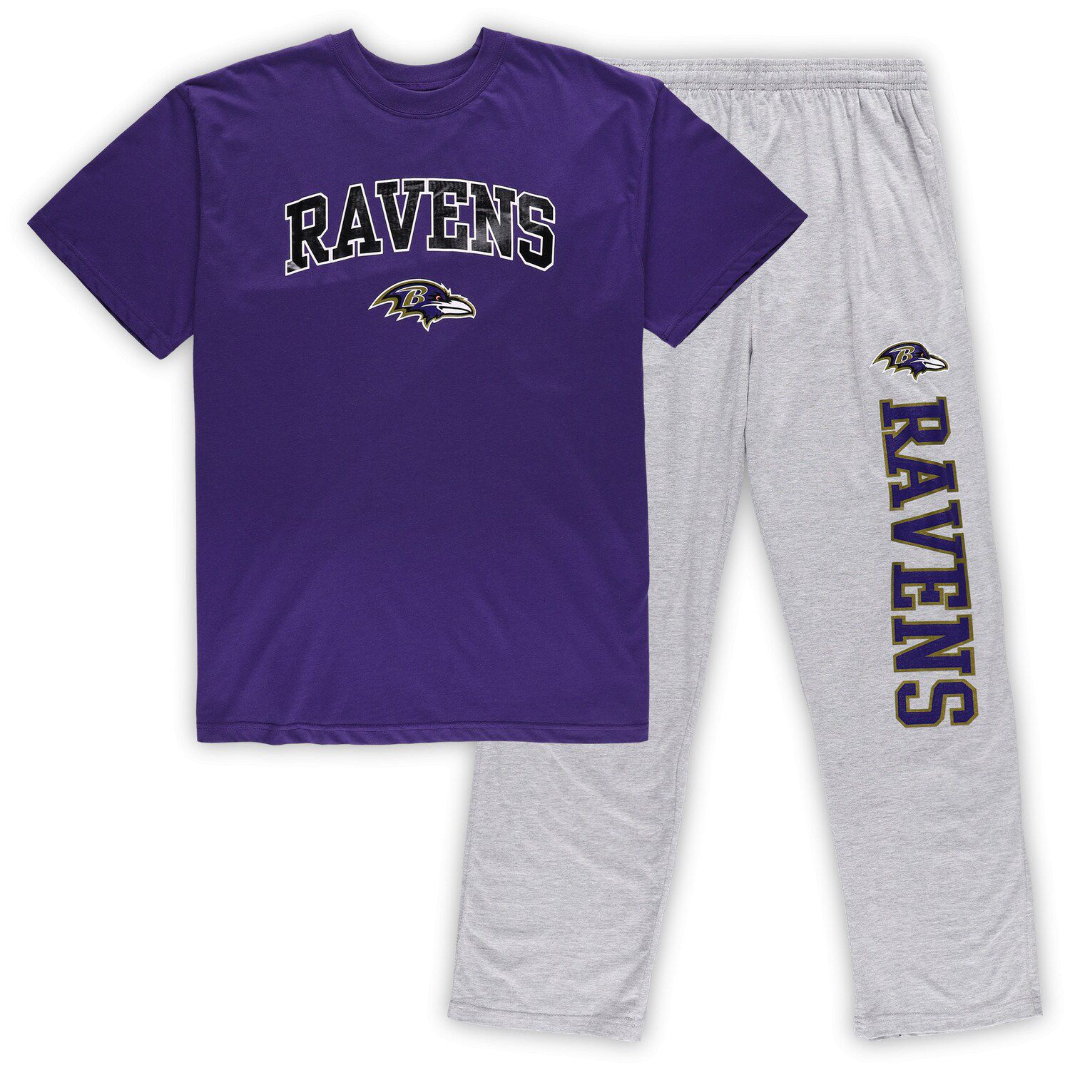 Men's FOCO Purple Baltimore Ravens Gradient Jogger Pants Size: Large