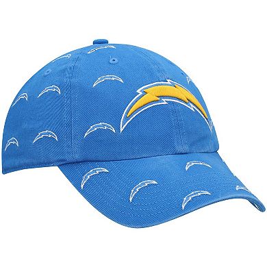 Women's '47 Powder Blue Los Angeles Chargers Confetti Clean Up Adjustable Hat
