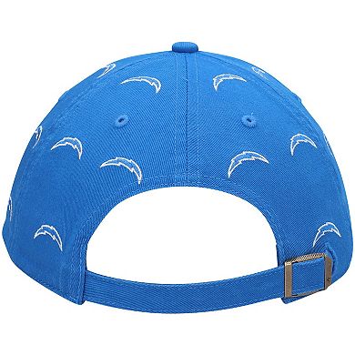 Women's '47 Powder Blue Los Angeles Chargers Confetti Clean Up Adjustable Hat
