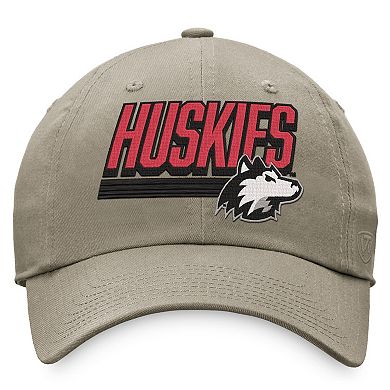 Men's Top of the World Khaki Northern Illinois Huskies Slice Adjustable Hat